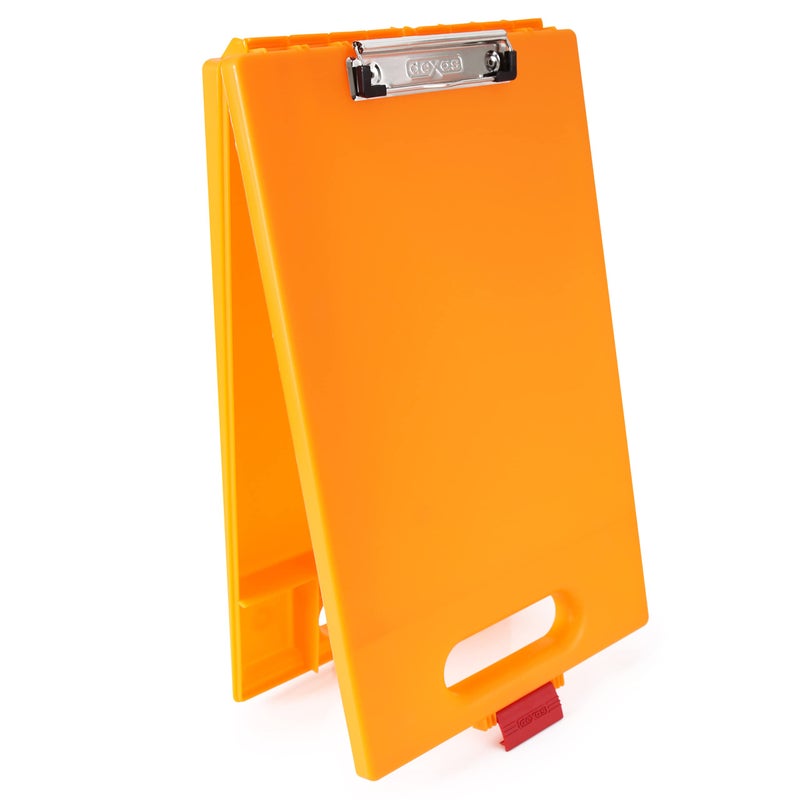 Dexas Clipcase Storage Clipboard with Handle, Orange - Image 3
